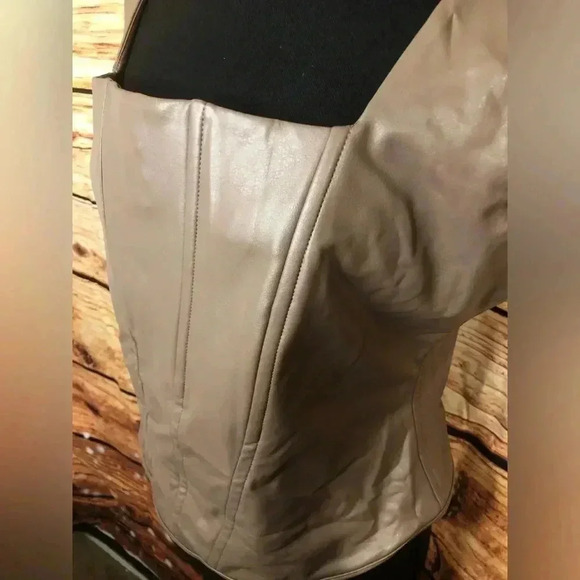 FAUX Leather Corset Top size 1X - Picture 4 of 15